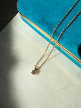Load image into Gallery viewer, Vintage 14k Gold Diamond Necklace 15.75”
