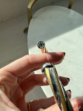 Load image into Gallery viewer, Italian Two-Tone Sterling Silver Gold Vermeil Hinged Bangle Bracelet
