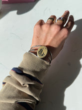 Load image into Gallery viewer, Scrimshaw Boat Sterling Silver Cuff Bracelet
