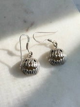 Load image into Gallery viewer, Pumpkin Earrings Sterling Silver
