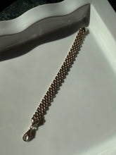 Load image into Gallery viewer, Panther Link Gold Vermeil Bracelet 7.25”
