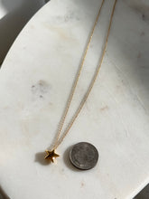 Load image into Gallery viewer, Gold Vermeil Star Necklace 18”
