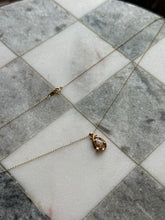 Load image into Gallery viewer, Opal &amp; Diamond 14k Gold Necklace 19”
