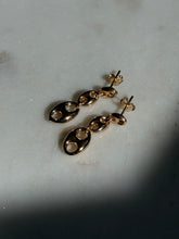 Load image into Gallery viewer, Gold Vermeil Puffy Mariner Earrings
