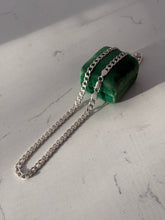 Load image into Gallery viewer, Italian Vintage Cuban Link Sterling Silver Chain 20”
