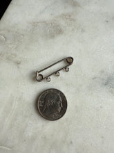 Load image into Gallery viewer, Vintage Safety Pin Sterling Silver
