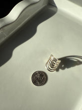 Load image into Gallery viewer, Modernist Sterling Ring Size 6.75

