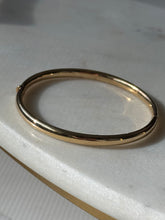 Load image into Gallery viewer, Italian Gold Vermeil Bangle Bracelet
