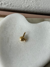 Load image into Gallery viewer, Italian Mini Puffy Fish 14k Gold Charm
