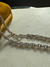 Load image into Gallery viewer, Wells Sterling Rope Chain Sterling Silver 24”
