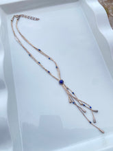 Load image into Gallery viewer, Lapis Vintage Sterling Silver Necklace
