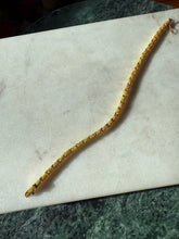 Load image into Gallery viewer, Opal Gold Vermeil Tennis Bracelet 7”
