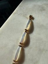 Load image into Gallery viewer, Mother of Pearl 14k Gold Bracelet 7.25”
