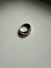 Load image into Gallery viewer, Sprinkle Donut Band Sterling Silver Ring Size 7
