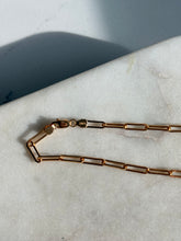 Load image into Gallery viewer, Gold Vermeil Paperclip Chain 18.75”
