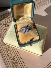 Load image into Gallery viewer, Judith Ripka Blue Sapphire Sterling Silver Ring Size 7
