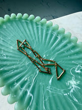 Load image into Gallery viewer, Bar Link 14k Gold Necklace 15”
