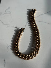 Load image into Gallery viewer, Antique 1/20 12k Gold Fill Curb Bracelet 8”
