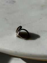 Load image into Gallery viewer, Vintage Mexican Fire Agate Sterling Silver Ring Size 5.5
