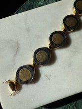 Load image into Gallery viewer, Chunky Gold Plated Coin Bracelet 7.5”
