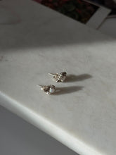 Load image into Gallery viewer, Vintage Opal &amp; CZ Sterling Earrings
