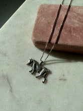 Load image into Gallery viewer, Vintage Bull Sterling Silver Necklace

