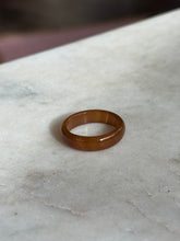 Load image into Gallery viewer, Dyed Brown Quartz Stacker Ring Size 7.5

