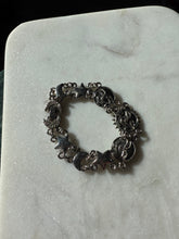 Load image into Gallery viewer, Vintage Celestial Silver Plated Costume Bracelet 7.15”
