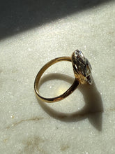 Load image into Gallery viewer, 10k Gold Fill &amp; Sterling Masonic Eastern Star Ring Size 8.25
