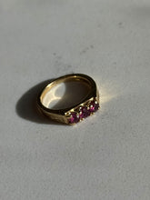 Load image into Gallery viewer, Vintage 1970s Ruby 18k Gold Ring Size 4.25
