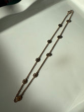 Load image into Gallery viewer, Gold Vermeil Floral Chain 15”
