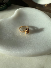 Load image into Gallery viewer, Vintage 14k Gold Opal Amethyst Citrine Ring Size 3.5
