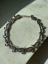 Load image into Gallery viewer, Vintage Mexican Sterling Silver Collar Necklace 15”
