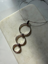 Load image into Gallery viewer, Modernist Sterling Torque Choker 15.5”
