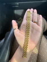 Load image into Gallery viewer, Vintage 1970s/1980s Italian 18k Yellow Gold Panther Link Bracelet
