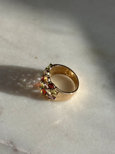 Load image into Gallery viewer, Multicolor Gold Vermeil Ring Size 10
