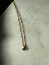 Load image into Gallery viewer, Vintage 14k Gold Diamond Necklace 15.75”
