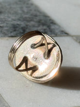Load image into Gallery viewer, Vintage Southwestern 14k Gold Turquoise Ring Size 5.25
