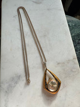 Load image into Gallery viewer, Vintage Gold Plated Long Watch Necklace 25”
