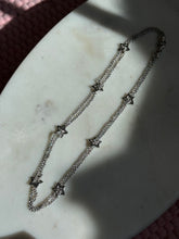Load image into Gallery viewer, Vintage Star Sterling Silver Necklace 16”
