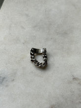 Load image into Gallery viewer, Sterling Silver Chain Link Ring Size 6.75
