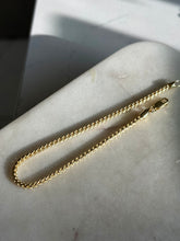 Load image into Gallery viewer, Franco Link Gold Vermeil Bracelet 8”
