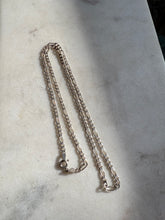Load image into Gallery viewer, Figaro Sterling Silver Chain 20”
