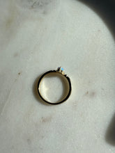 Load image into Gallery viewer, Opal Gold Vermeil Dainty Ring Size 8.5
