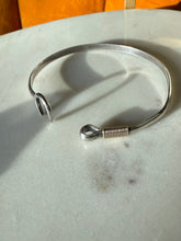 Load image into Gallery viewer, Sterling Silver &amp; 14k Gold Hook Bracelet
