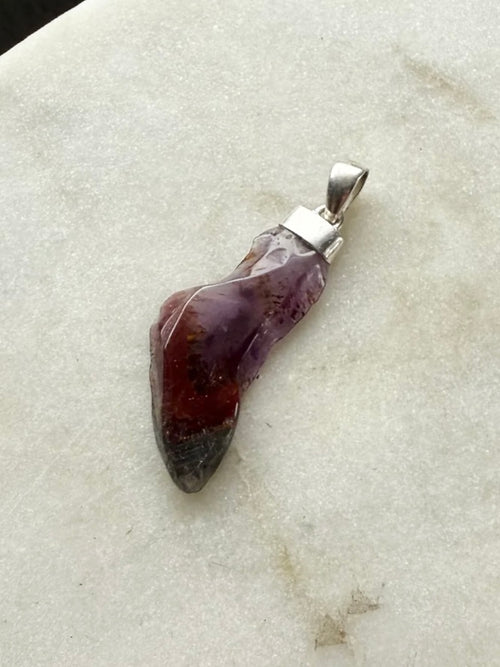 Amethyst Sterling Silver Pendant
