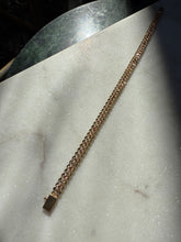 Load image into Gallery viewer, Natural Ruby &amp; Diamond 14k Gold Bracelet 6.75”
