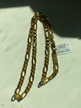 Load image into Gallery viewer, Figaro Link Gold Vermeil Necklace
