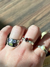Load image into Gallery viewer, Vintage Pearl Sterling Silver Ring Size 7.75
