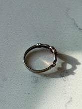 Load image into Gallery viewer, Dainty Pink Heart Sterling Silver Ring Size 6
